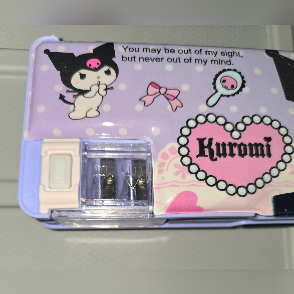 Sanrio Kuromi Bundle Of 3 Stationary Set, Pencils, Pencil/Pen 2 Way Case ALL NEW - Picture 15 of 16